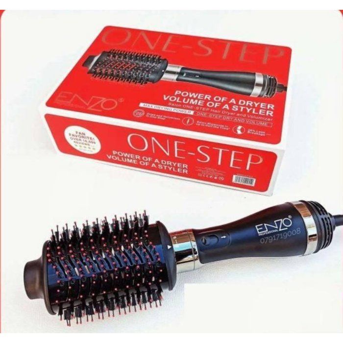 Brosse Sèche-Cheveux Électrique ENZO One-Step
