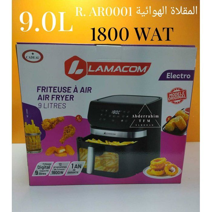 LAMACOM Friteuse à Air Air Fryer Numérique