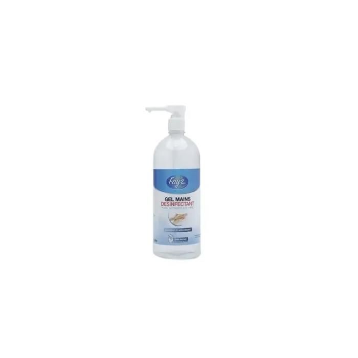 Gel hydro-alcoolique - FAYZ - 1L - Hydratant - Sans alcool - Pour tous types de peau