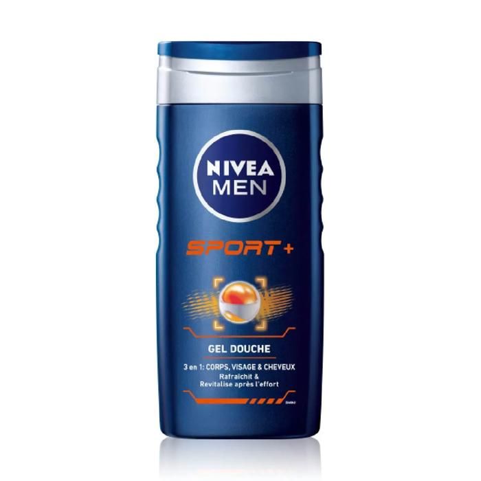 Gel douche 3en1 - NIVEA MEN - Sport - 250ml - Fraîcheur 24h - Parfum revitalisant