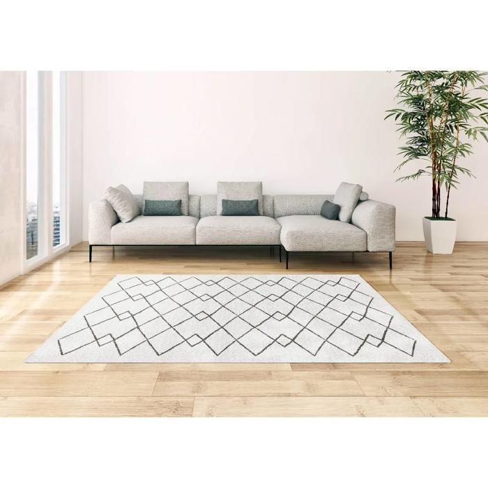 Tapis - GENERIC - Zig Zag - 160x230cm - Moderne - Rectangulaire - Intérieur