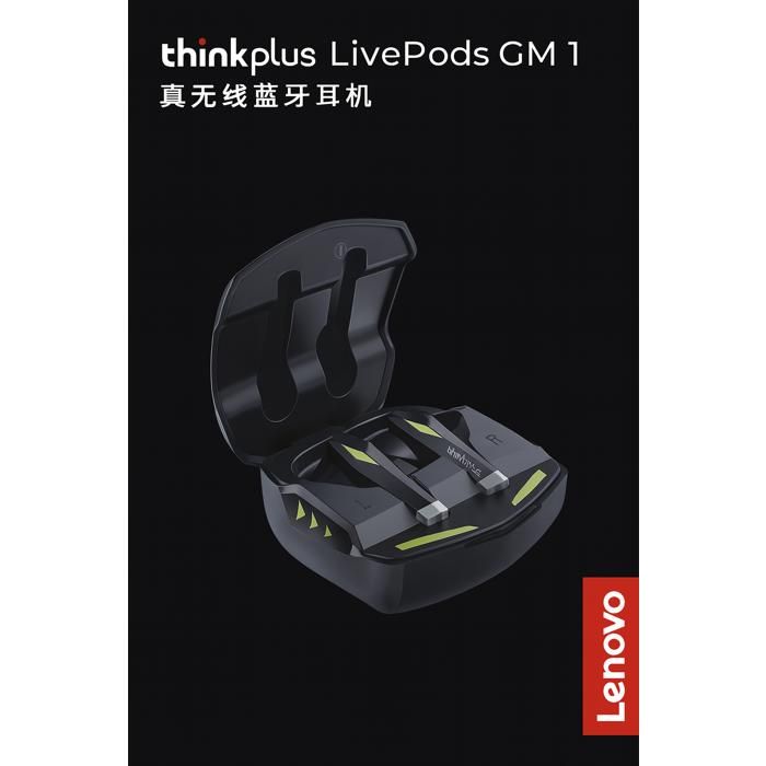 Lenovo Thinkplus LivePods GM1 – Écouteurs Bluetooth Sans Fil Gaming