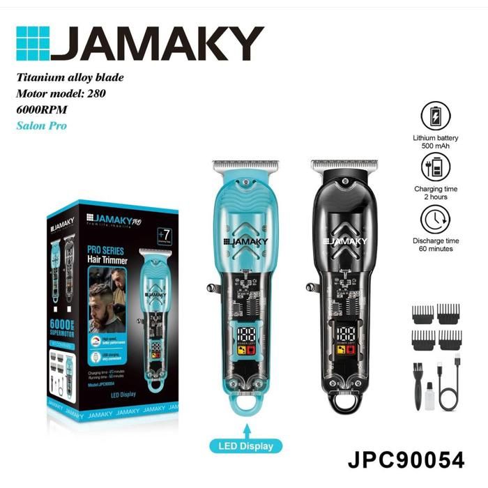 Tondeuse électrique pour hommes – Performant et multifonction avec accessoires (colleur aléatoire)