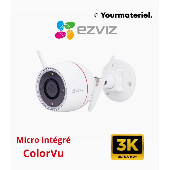 EZVIZ H3c 3k 5Mp étanche - Caméra de surveillance - CS-H3c-R100-1J5WKFL - Sans fil