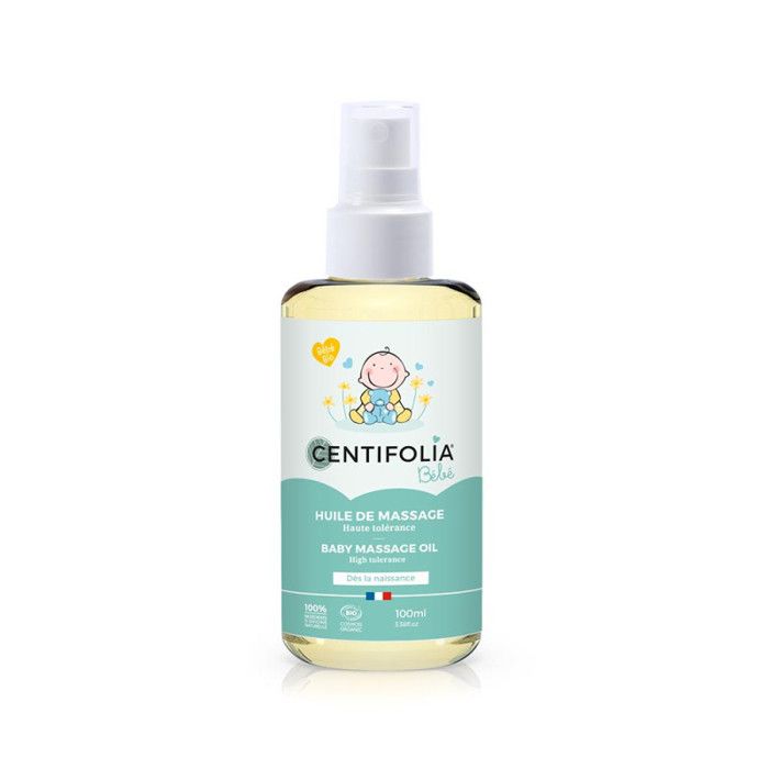 Huile de massage bio pour bébé Centifolia 100 ml