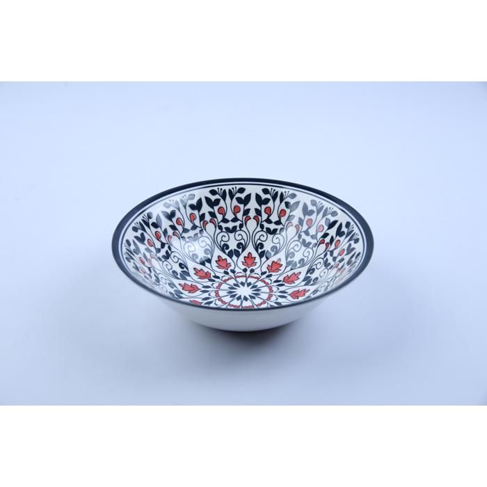 Saladier rond Rosace en porcelaine 15,2 cm