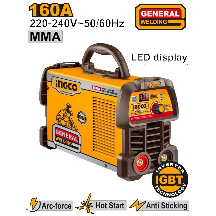 INGCO - Machine à souder à ondulaur MMA