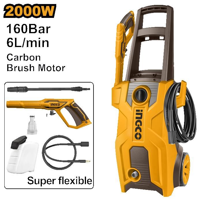 INGCO - Nettoyeur haute pression 160 Bars 2000W