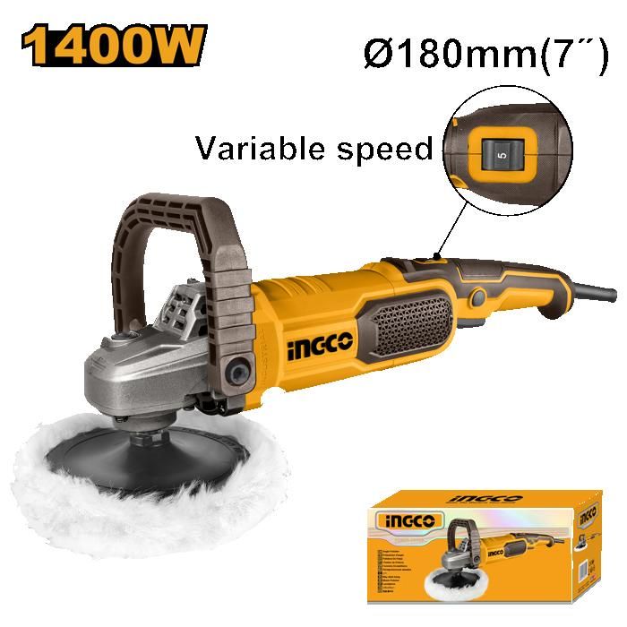 INGCO - Polisseuse 180mm 1400W