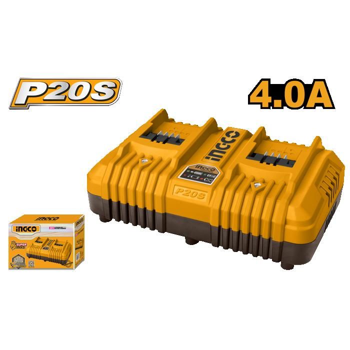 INGCO - Chargeur de batterie P20S