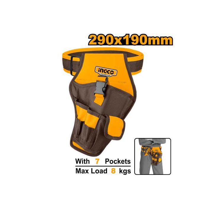 INGCO - POCHETTE POUR OUTILS
AVEC CEINTURE 290X190mm