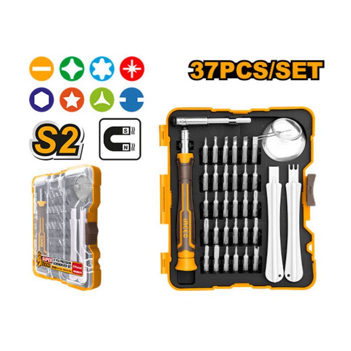 INGCO - Jeu de 24 tournevis et embouts
