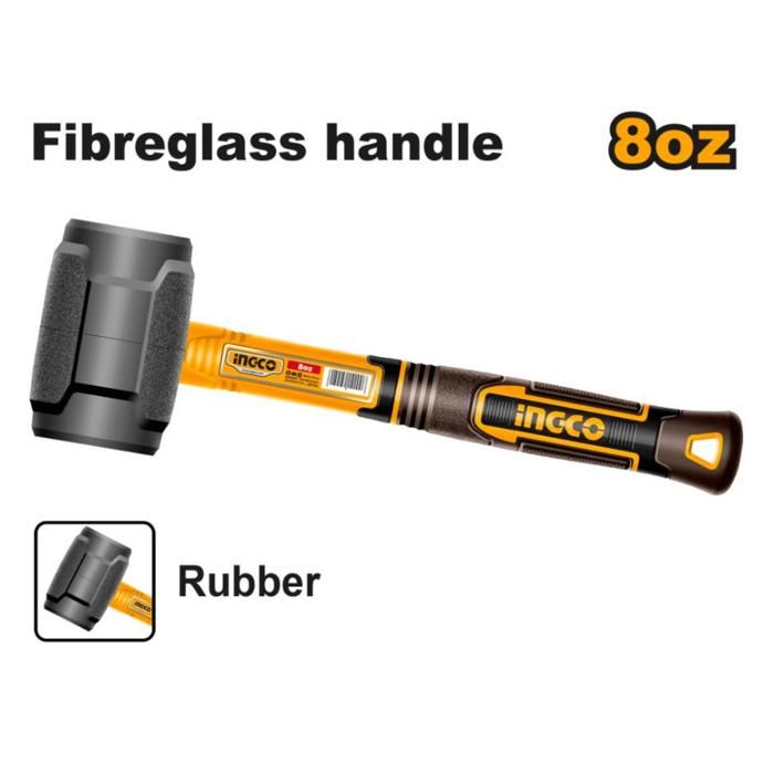 INGCO - Massette 220g Poignée en fibre de verre