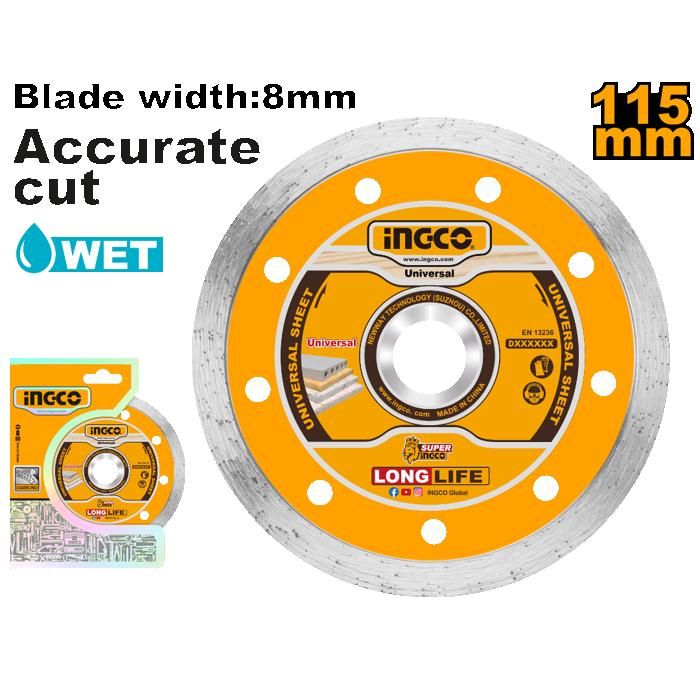 INGCO - Disque Diamant A Eau 115Mm