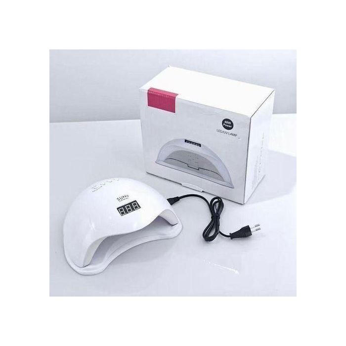 Lampe UV LED Ongles SUN 48W – Catalyseur Gel UV/LED, Séchage Rapide, Manucure & Pédicure