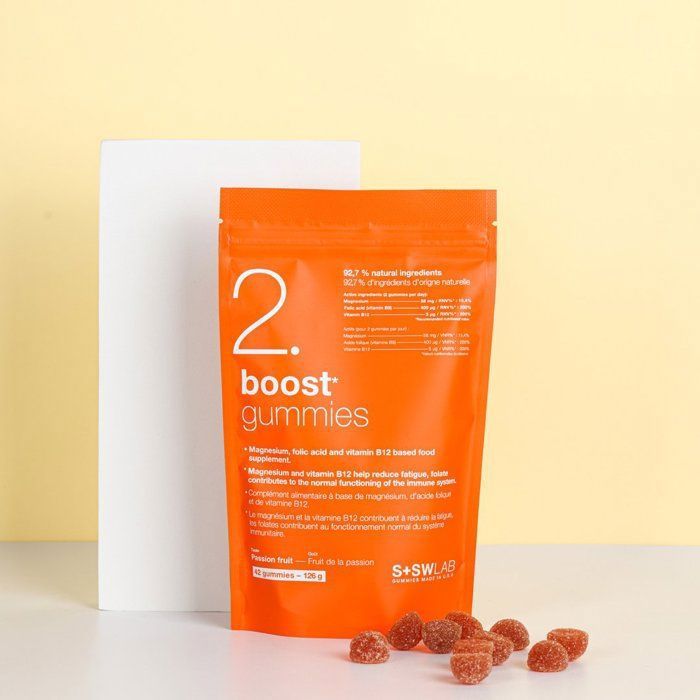 SSWLAB 2 BOOST GUMMIES 126G 42 GUMMIES GOUT FRUIT DE LA PASSION