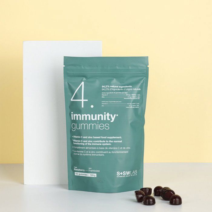 SSWLAB 4 IMMUNITY GUMMIES 126G 42 GUMMIES GOUT FRAMBOISE