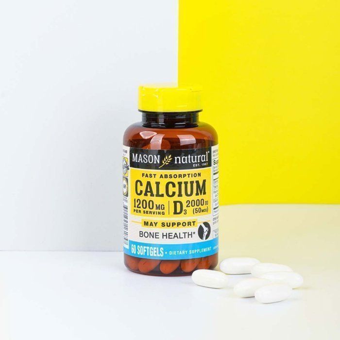 MASON NATURAL CALCIUM CITRATE +D3 60 COMPRIMES