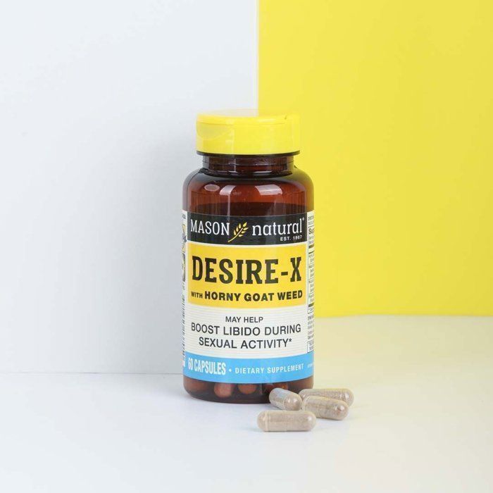 Desire-X Avec Horny Goat Weed – 60 Capsules – Mason Natural