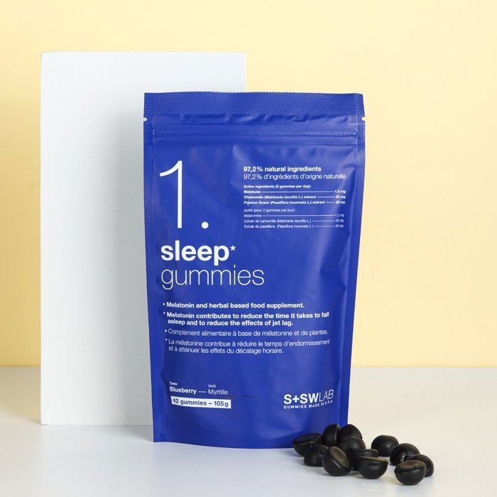 SSWLAB 1 SLEEP GUMMIES 105G 42 GUMMIES GOUT MYRTILLE