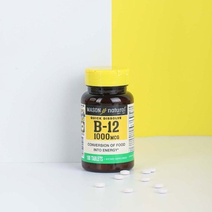 Vitamine B-12 – 100 Comp-1000 mcg – Mason Natural