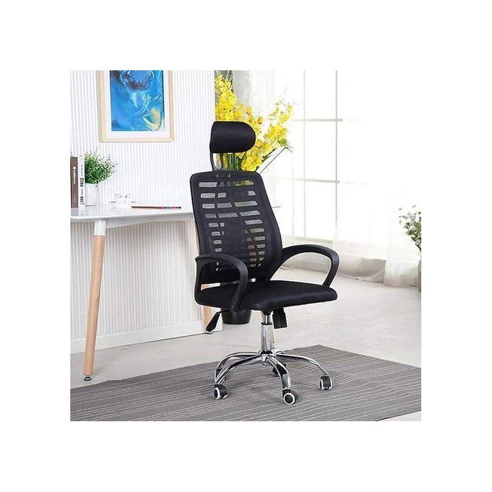 Chaise de Bureau Ergonomique avec Support Lombaire et Appui-tête