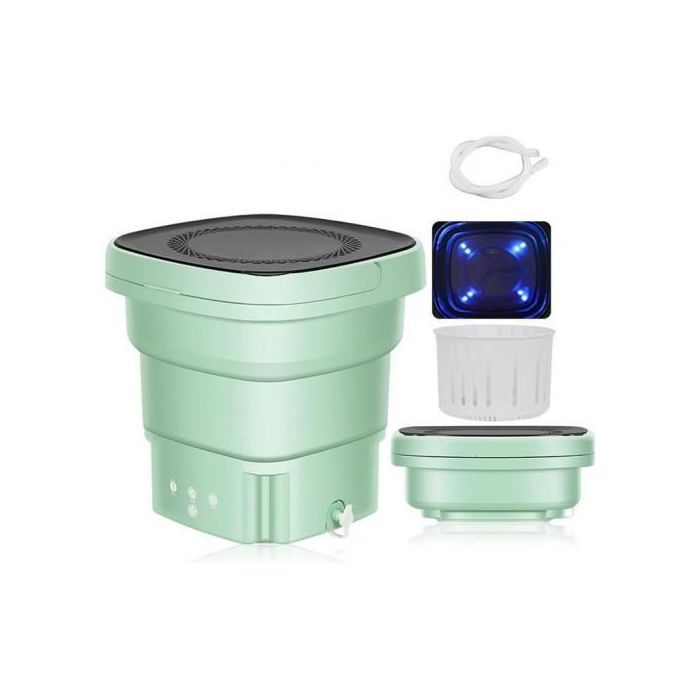 Machine à Laver Pliable Mode 3 Vitesses adaptée aux Voyages Avec Panier