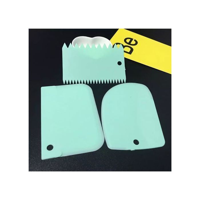 grattoir à gâteaux pâte couteau pâtisserie outils glaçage crème spatule 3 pcs