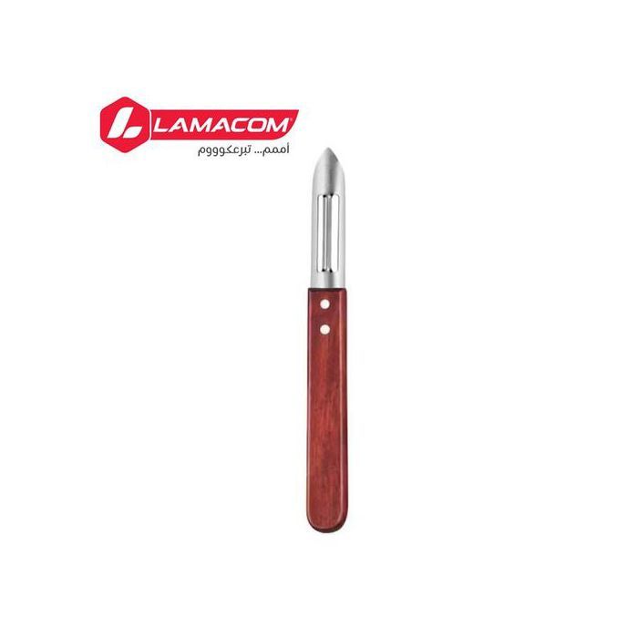 Lamacom éplucheur de fruits et légumes, Manche bois vernis