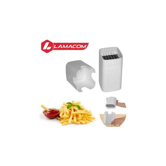Lamacom COUPE FRITES POUSSOIR. DECOUPE MANUELLE DES POMMES DE TERRE