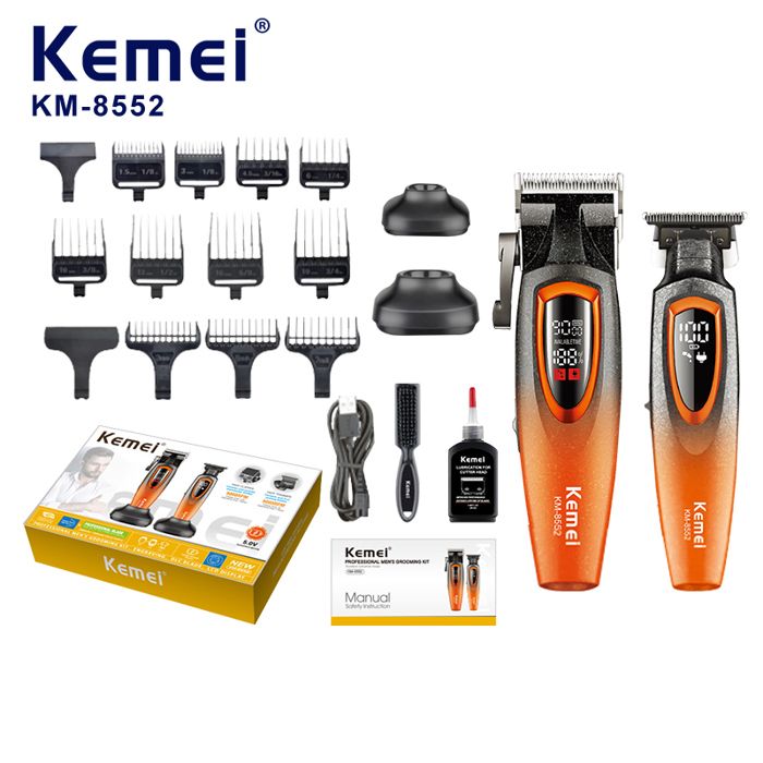 KEMEI - Kit de tondeuse à cheveux de luxe 20 en 1 - KM-8552
