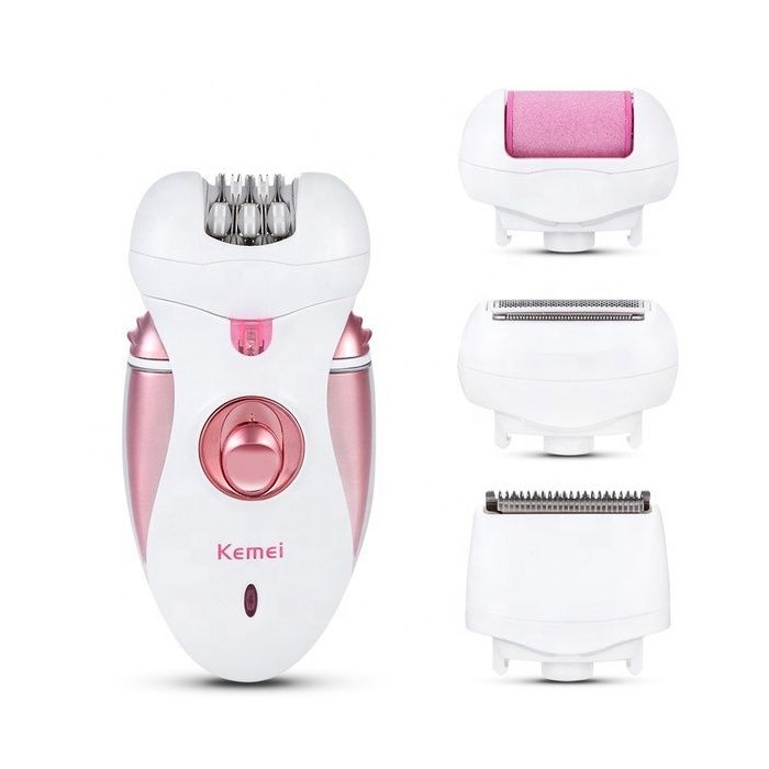 Kemei KM-2530 4 En 1 Rechargeable Épilateur Femmes