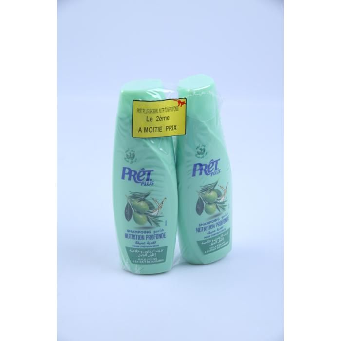 Lot shampooing Prêt Plus 360 ml Nutrition Profonde