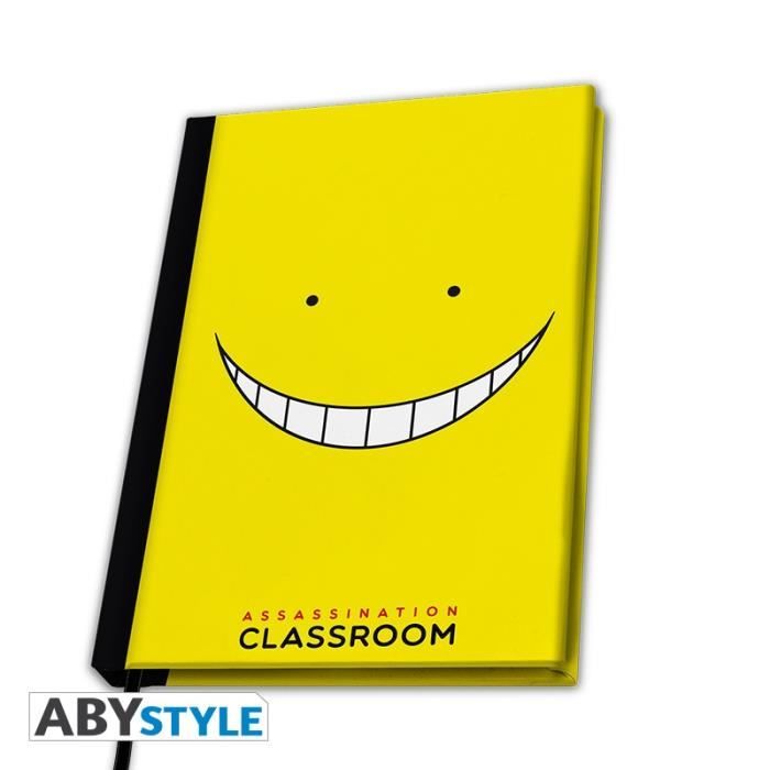 Cahier A5 - ABYstyle - Koro Sensei - Jaune - 180 pages - Mixte