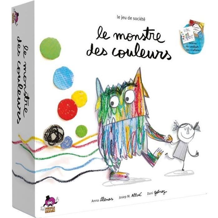 Le Monstre des Couleurs - Jeu de société enfant - ASMODEE