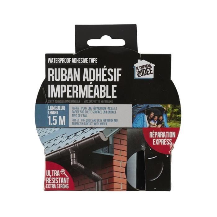 Ruban adhésif imperméable - AC-DÉCO - 1,5 M - Gris - PVC