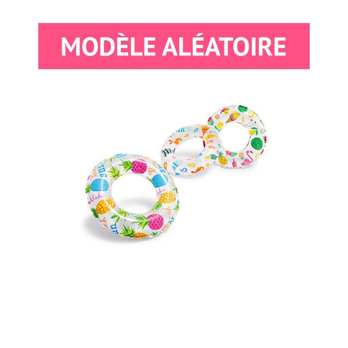 Bouée - AC-DÉCO - Modèle aléatoire - Diamètre 50 cm - Multicolore - Pour Enfant