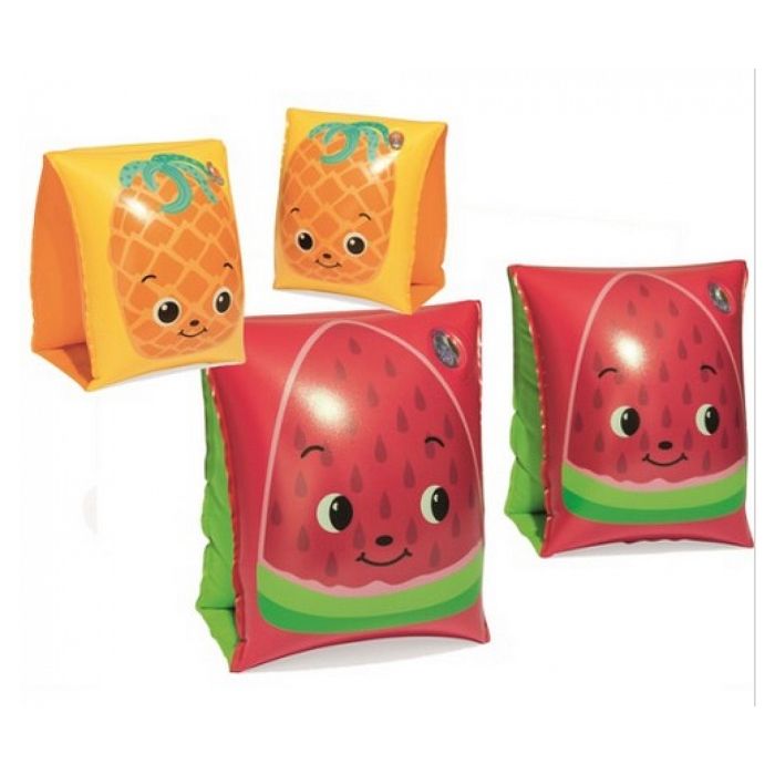 Brassards gonflables AC-DÉCO - Décor fruits - 23 x 15 cm - Mixte - Pour l'extérieur - À partir de 3 ans