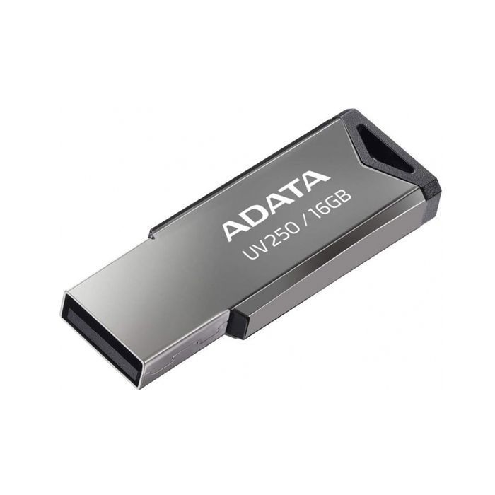 Clé USB - ADATA - AUV 250 - 16 Go - USB 2.0 - Métal Gris