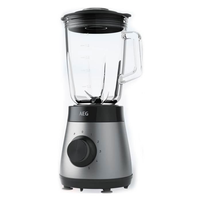 Mixeur - AEG - TB4-1-6ST - 1,5L - 800W - Vitesse variable - Fonction smoothie