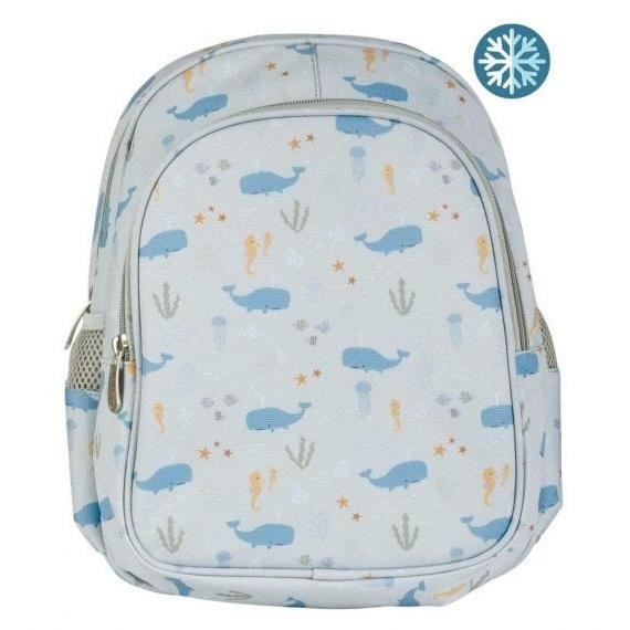 Sac à dos - A Little Lovely Company - Oceaan - 13 L - Bleu clair - Enfant