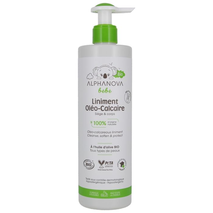 Alphanova Liniment Oléo-Calcaire Biologique 400 ml
