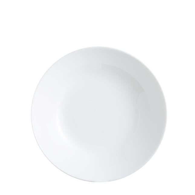 Assiette creuse blanche 20 cm - Zélie - Arcopal Blanc