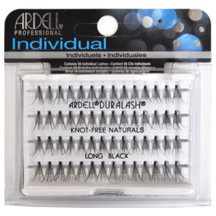 Faux cils - ARDELL - Duralash Long - 100% cheveux humains - Noir - Application avec colle