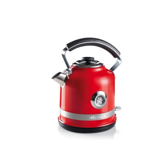 Ariete Bouilloire électrique Moderna 2000W 1,7L Rouge