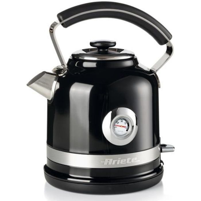 Bouilloire - Ariete - 2854BLACK - 1.7L - Noir - Manomètre extérieur