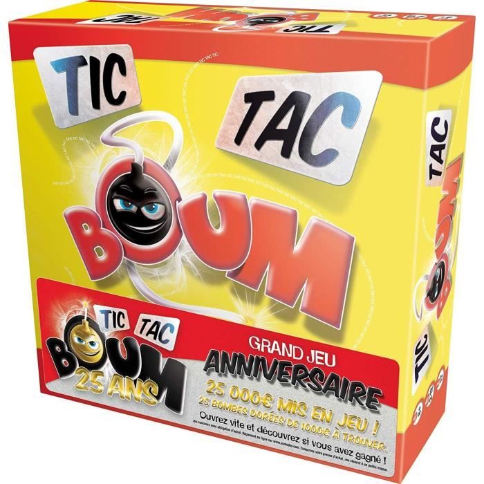 Zygomatic - Tic Tac Boum - Jeu de société - À partir de 8 ans - 2 à 12 joueurs - 15 minutes