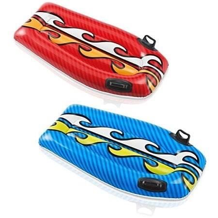 Bodyboard Gonflable Enfant - INTEX - 112x62 Cm - 2 Modèles Assortis - Garçon et Fille