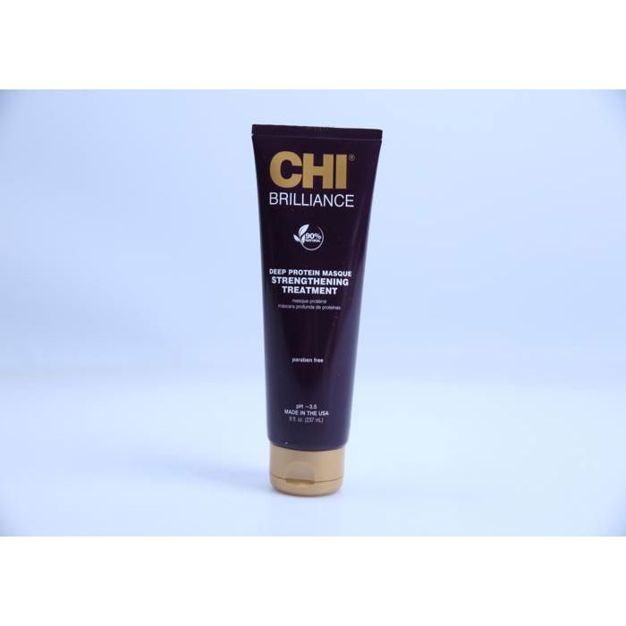 Chi Deep Brilliance Masque Protéiné à l'Olive et au Monoï 237ml