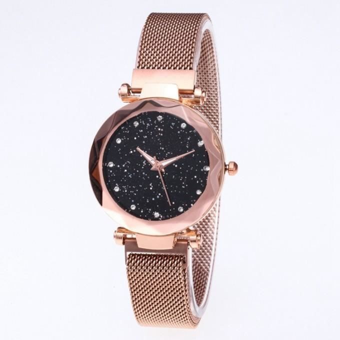 Montre à quartz - Guixiangshop - Ciel étoilé - Or rose - 37mm - Imperméable